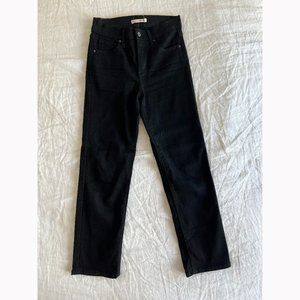 Levi's High Rise Straight Crop